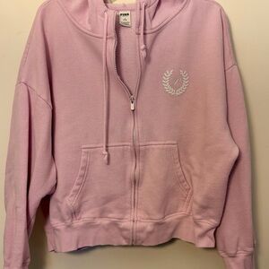 PINK Victoria's Secret Light Pink Fleece Hoodie
